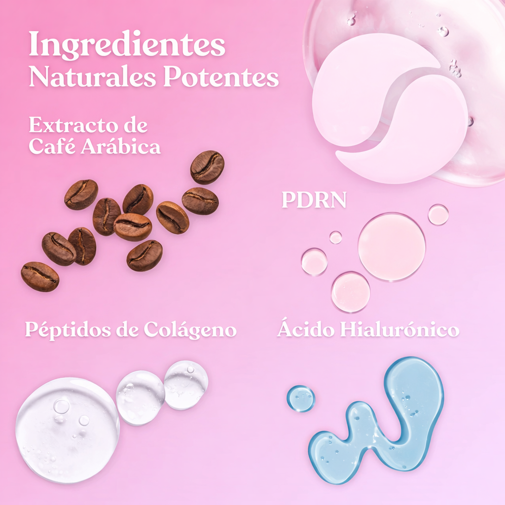 Parches oculares de colágeno y PDRN